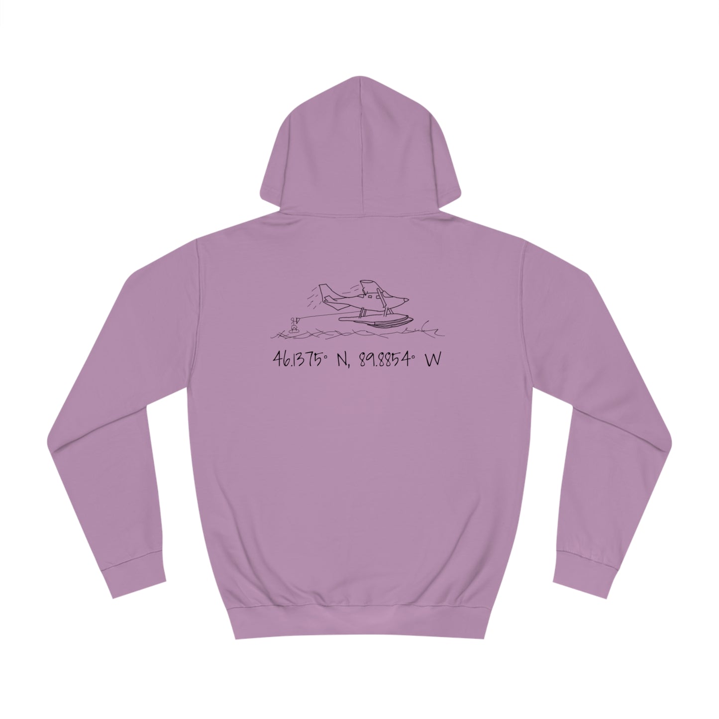 Manitowish Waters Wakeboard Float Plane - Unisex Hoodie Medium Weight