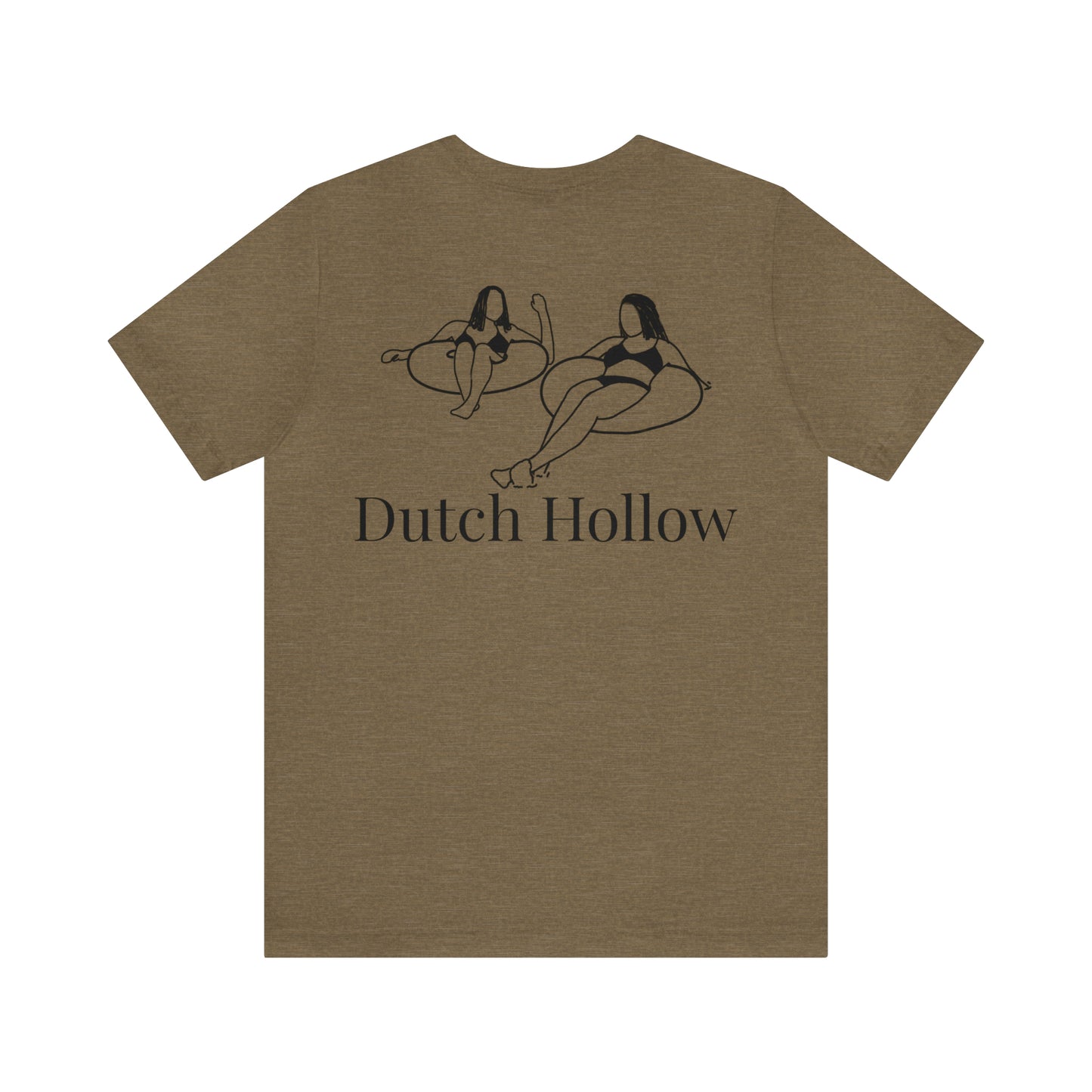 Dutch Hollow Lake, Inner Tube Girls - Unisex Lightweight Short Sleeve Tee
