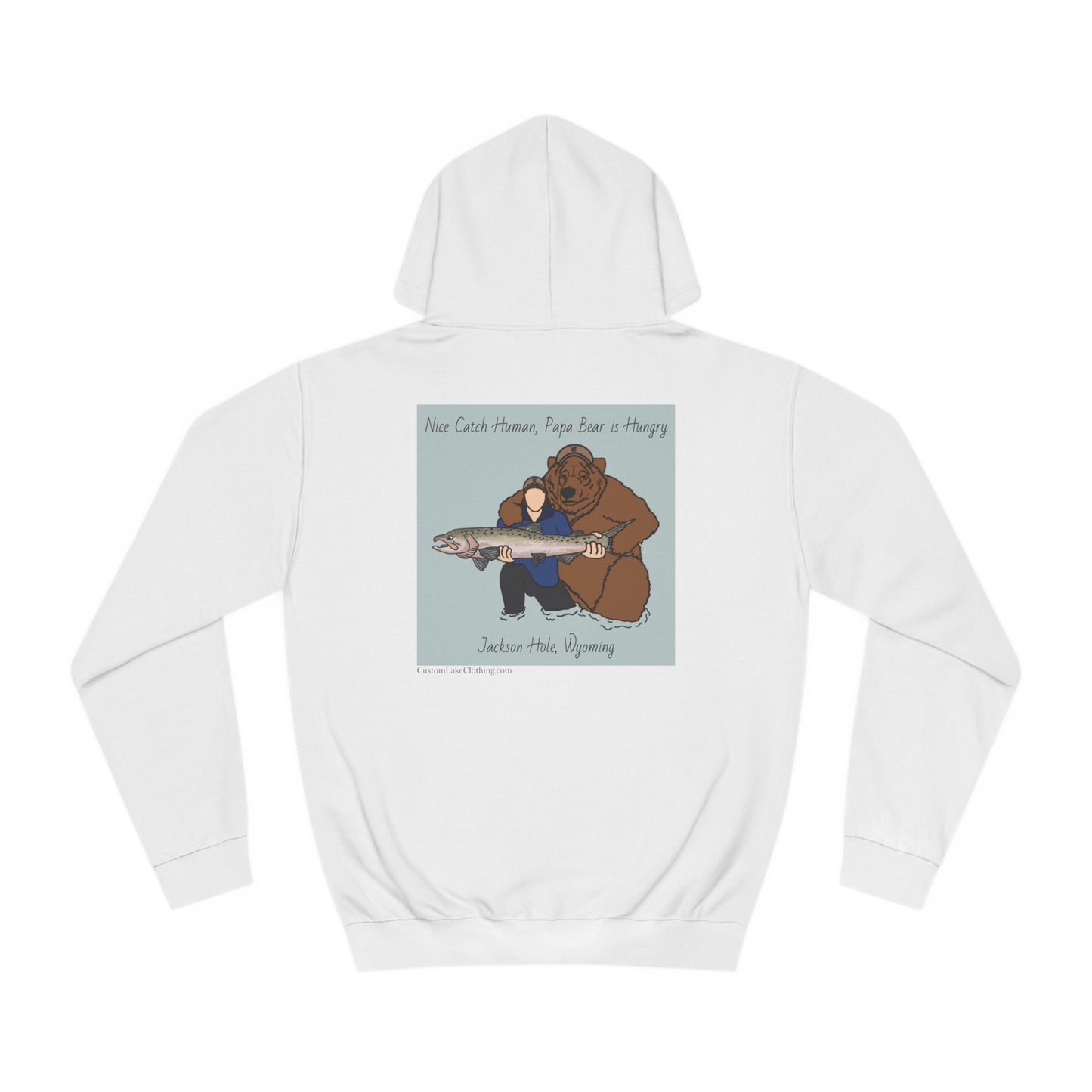 Papa Bear Basic - Jackson Hole Wyoming - Medium Weight Hoodie