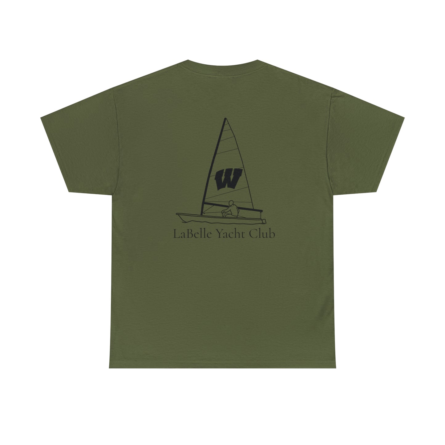 LaBelle Yacht Club Wisconsin Sail Boat - Unisex Heavy Tee Shirt