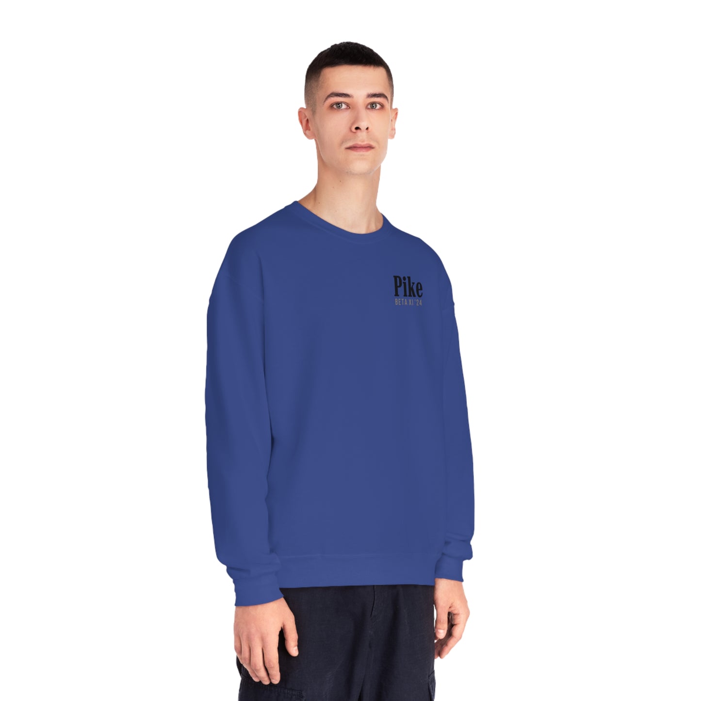 Pike Mockup 1 Crewneck Sweatshirt budwiser red