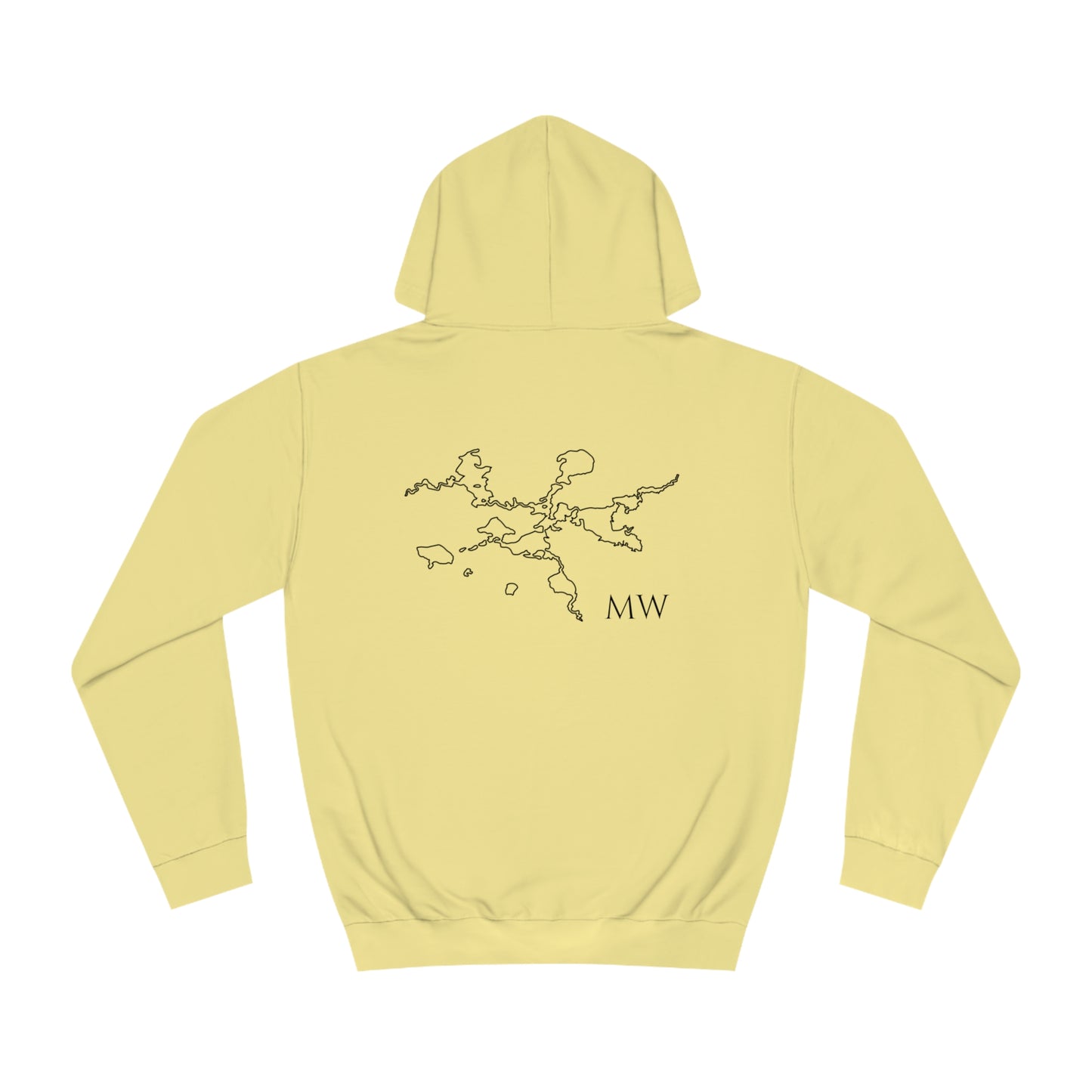 Manitowish Waters Wakeboard Patch - Unisex Hoodie Medium Weight