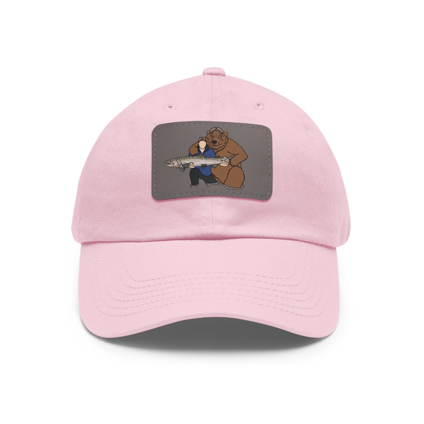 Papa Bear Plain - Hat with Leather Patch