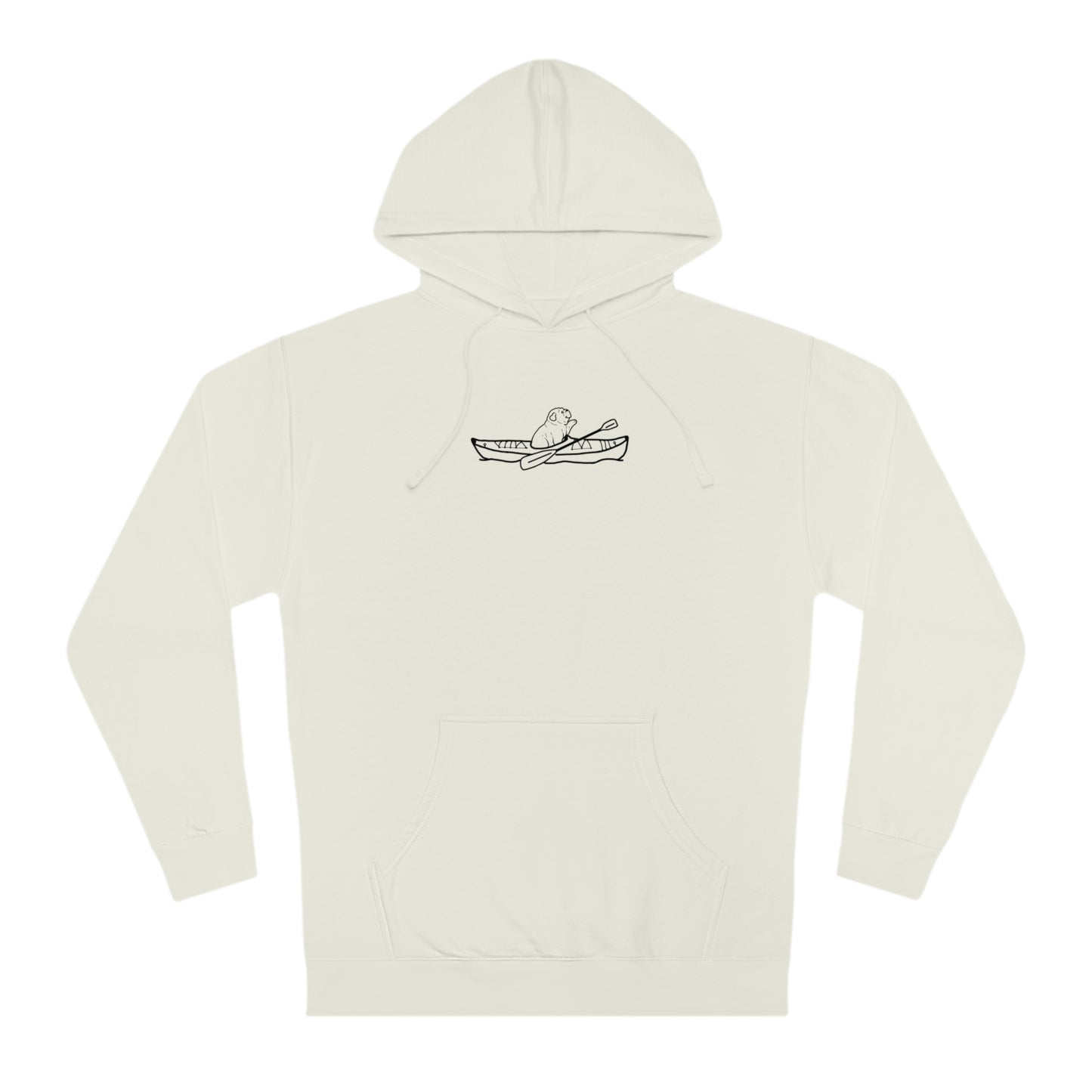 Kayak Dog - English Bulldog Basic - Unisex Hooded Sweatshirt ITC