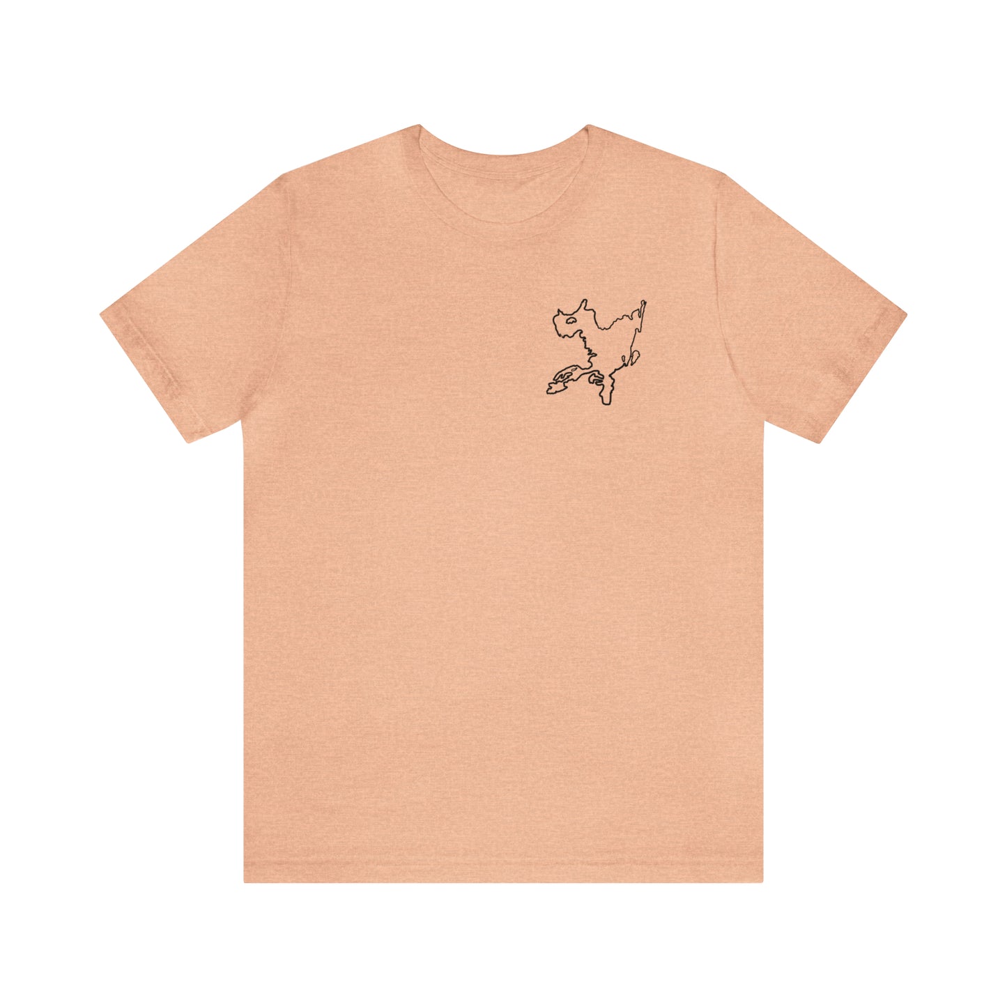 Wisconsin Sailing - Okauchee Lake Unisex Lightweight Short Sleeve Tee