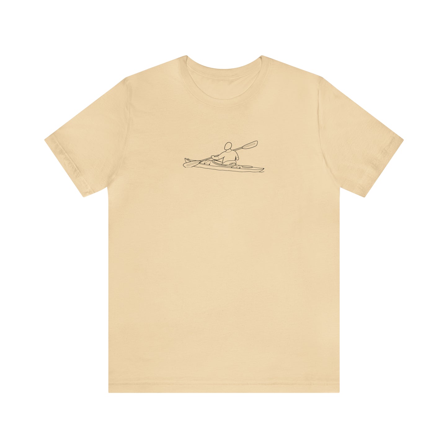 Kayak Man - Park Lake Unisex Lightweight Short Sleeve Tee