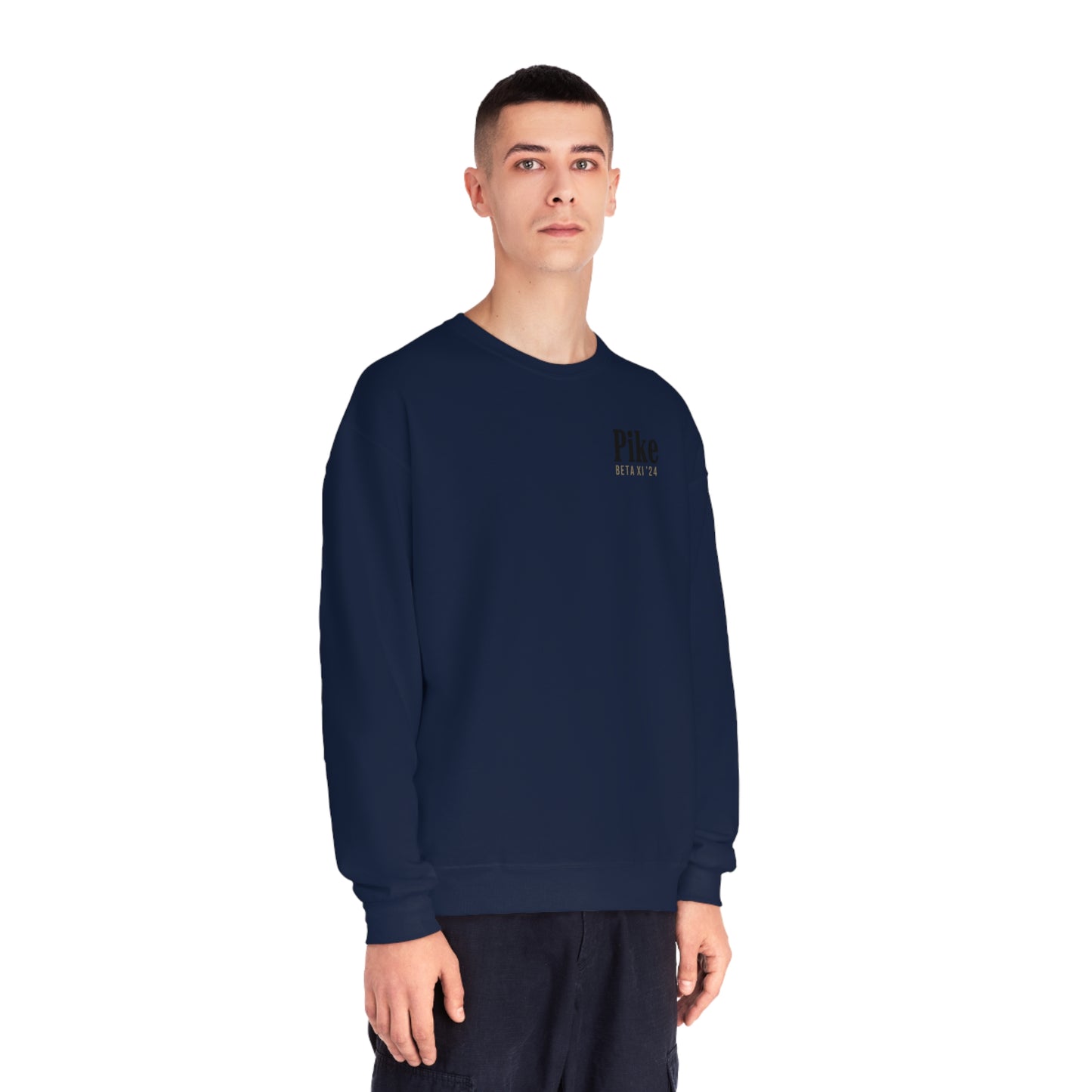 Pike Mockup 1 Crewneck Sweatshirt budwiser red