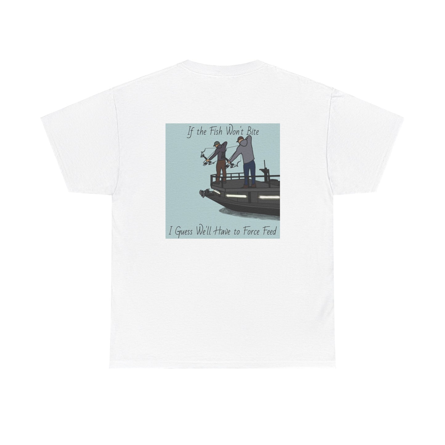 Bow fishing and MW Model - Unisex Heavy Tee Shirt