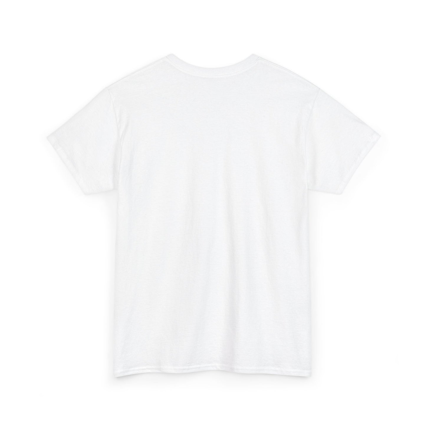 Unisex Heavy Cotton Tee (Kayak Dog Golden Retriever Design)