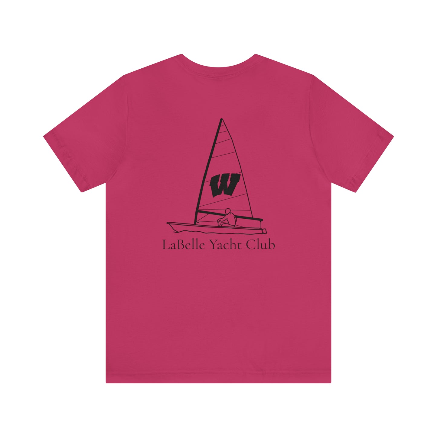 LaBelle Yacht Club Wisconsin Sailing - Unisex Lightweight Short Sleeve Tee