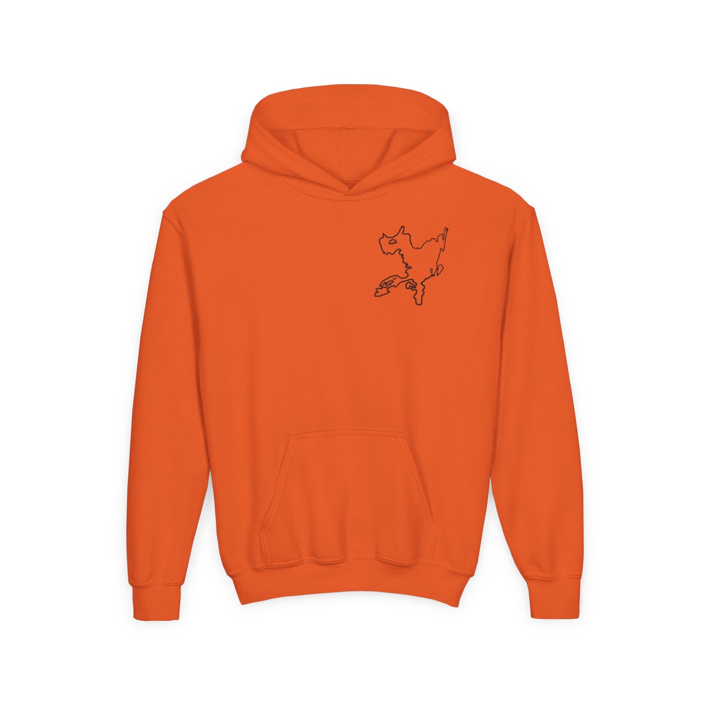 Fishing off Dock Okauchee Lake Youth Hoodie