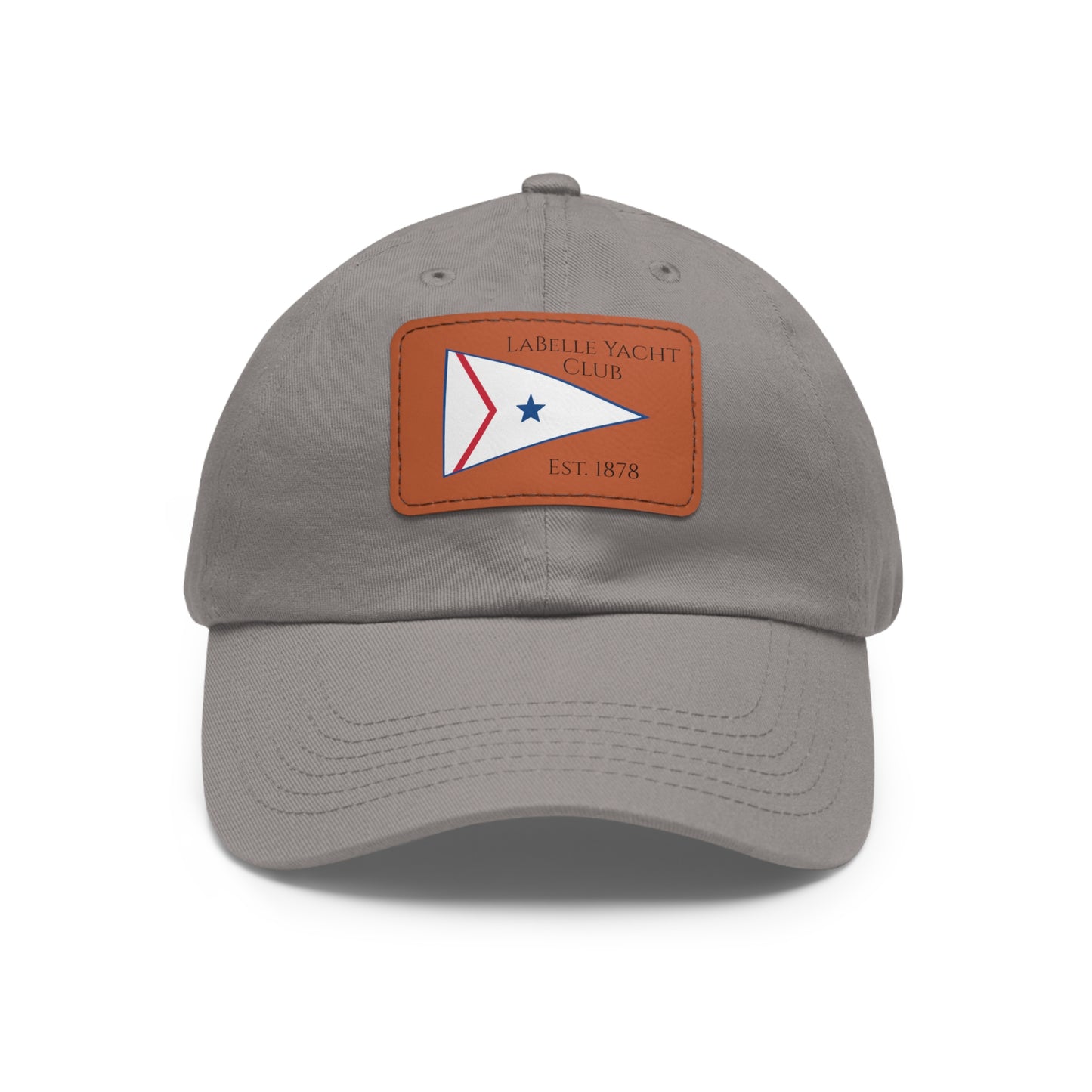 LaBelle Yacht Club Embroidered Hat with Leather Patch