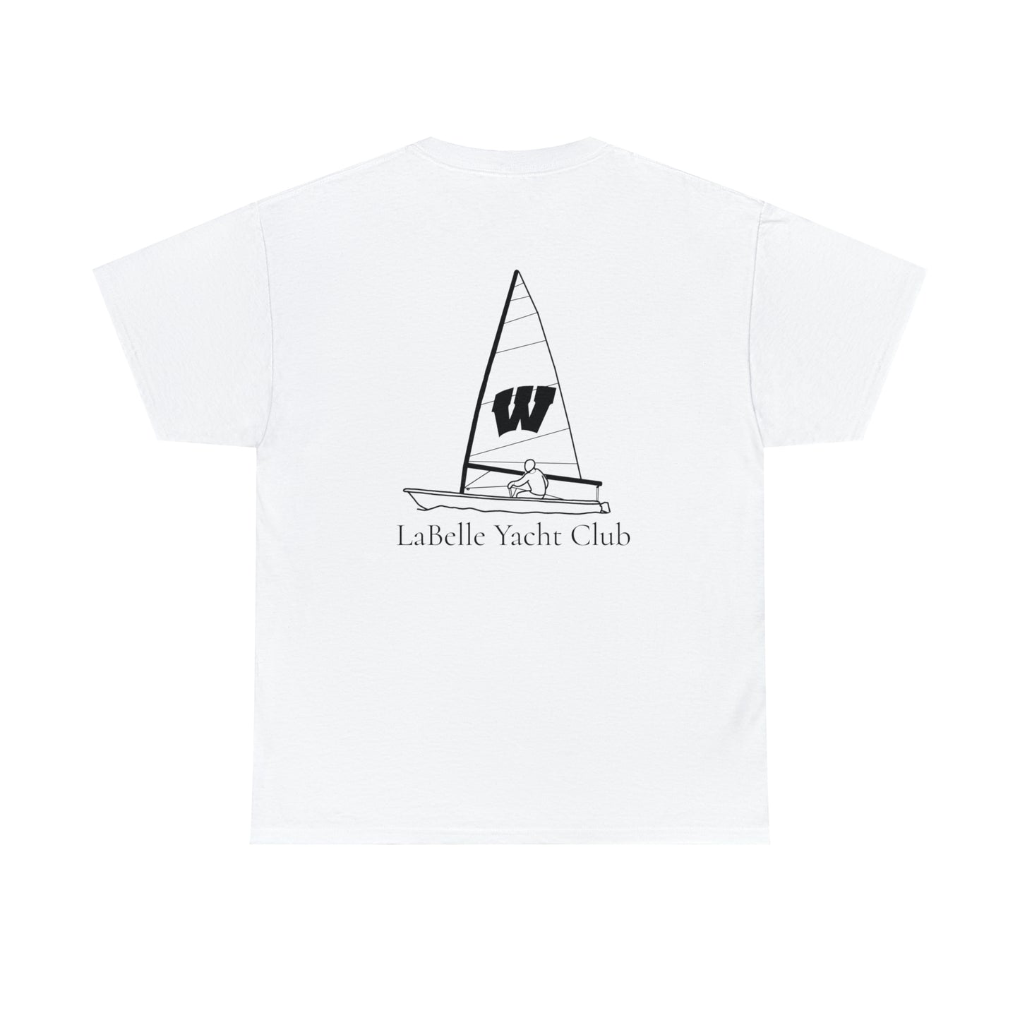 LaBelle Yacht Club Wisconsin Sail Boat - Unisex Heavy Tee Shirt