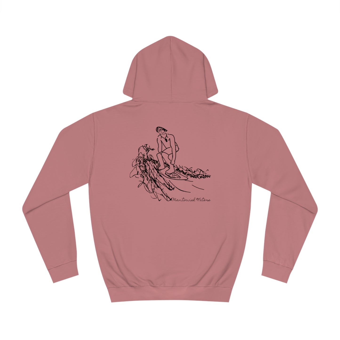 Manitowish Waters Surf Sketch - Lac LaBelle Unisex Hoodie Medium Weight