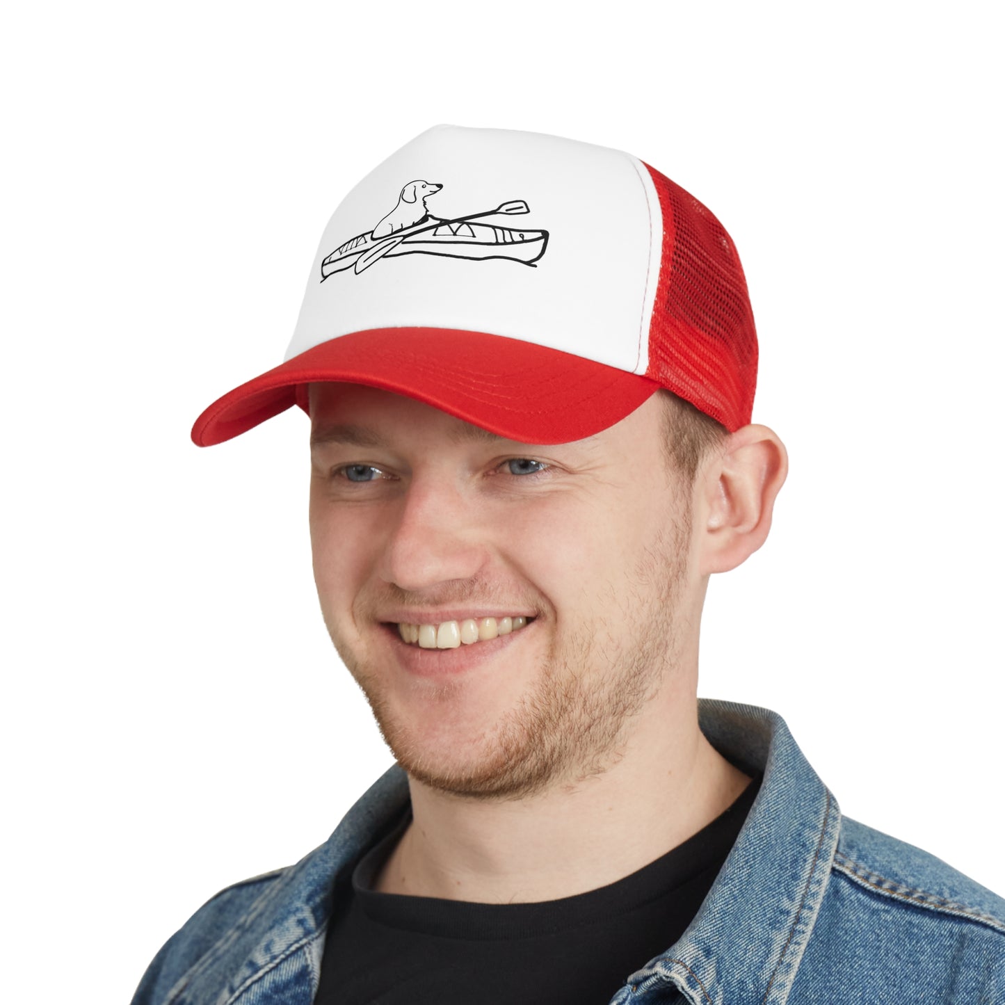 Kayak Dog Dachshund - Mesh Trucker Cap