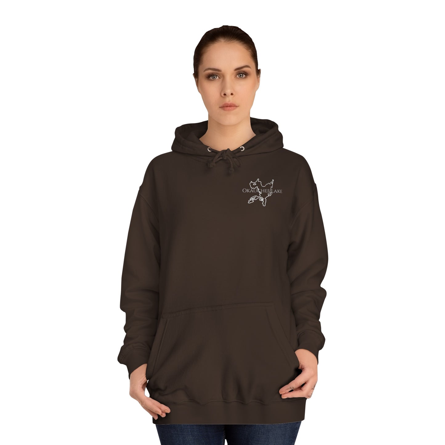 Bow fishing on Okauchee Lake - Medium Weight Hoodie