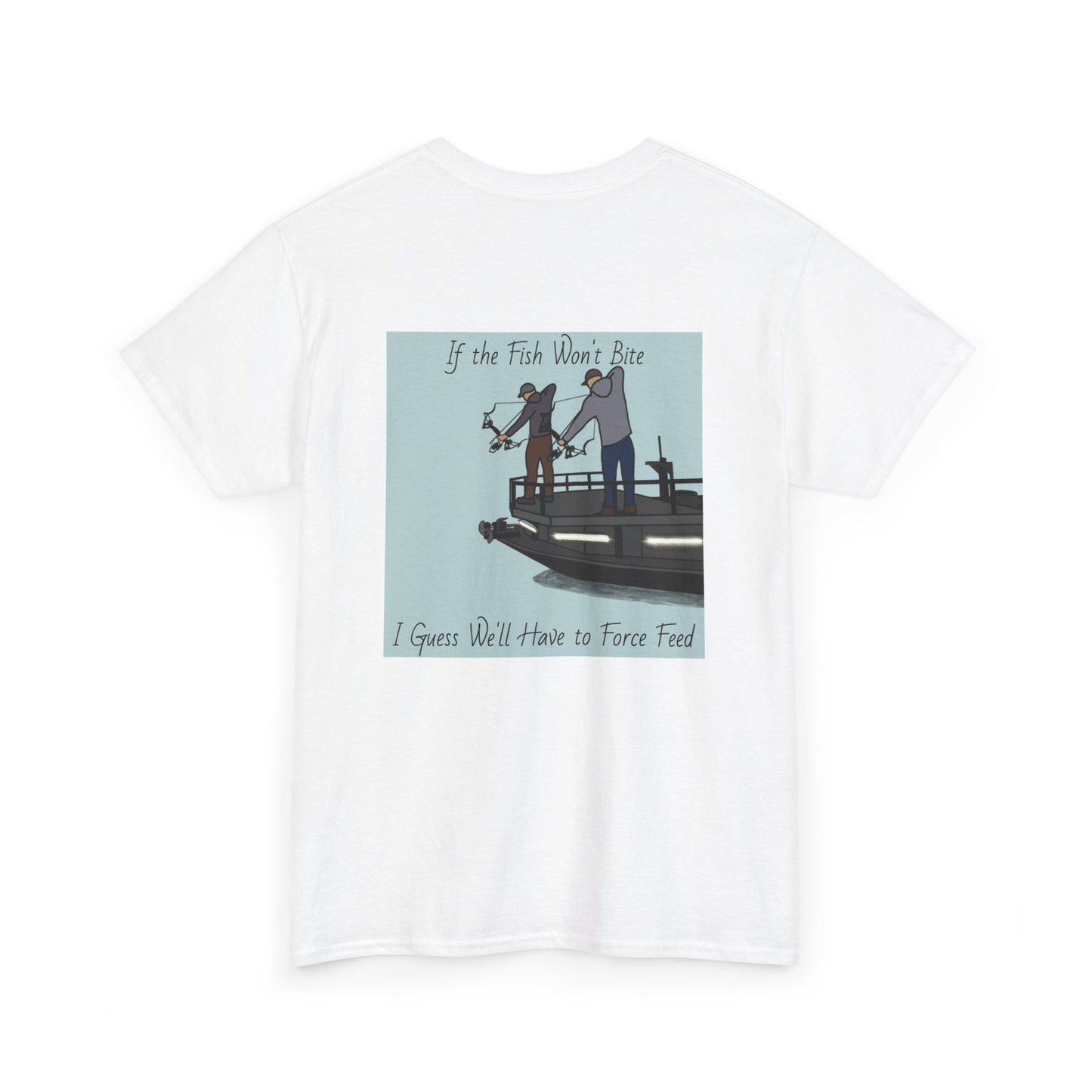 Bow fishing and MW Model - Unisex Heavy Tee Shirt