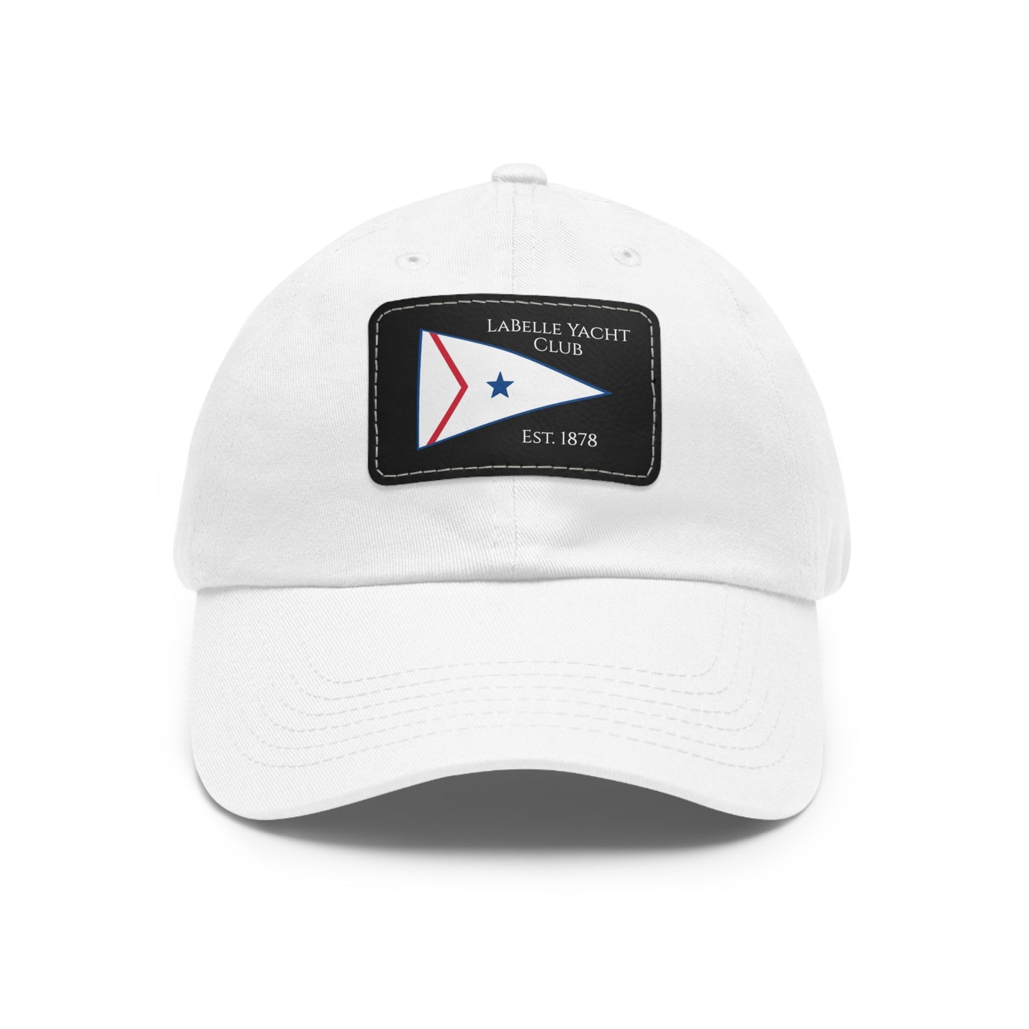LaBelle Yacht Club Embroidered Hat with Leather Patch