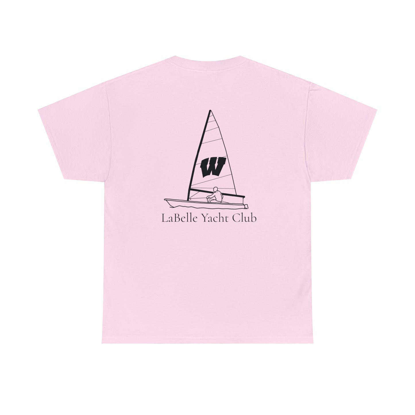 LaBelle Yacht Club Wisconsin Sail Boat - Unisex Heavy Tee Shirt