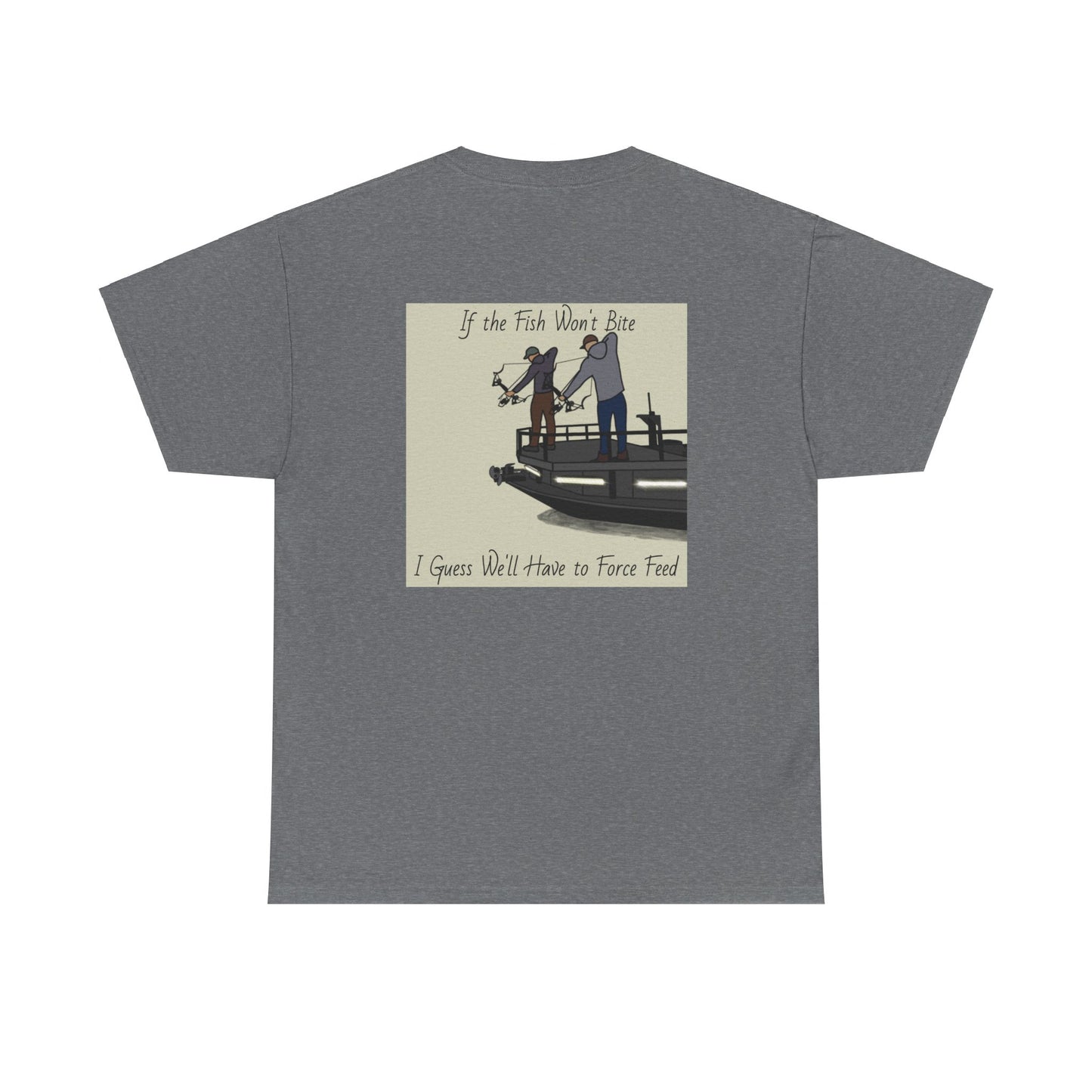 Bow fishing and MW Model - Unisex Heavy Tee Shirt