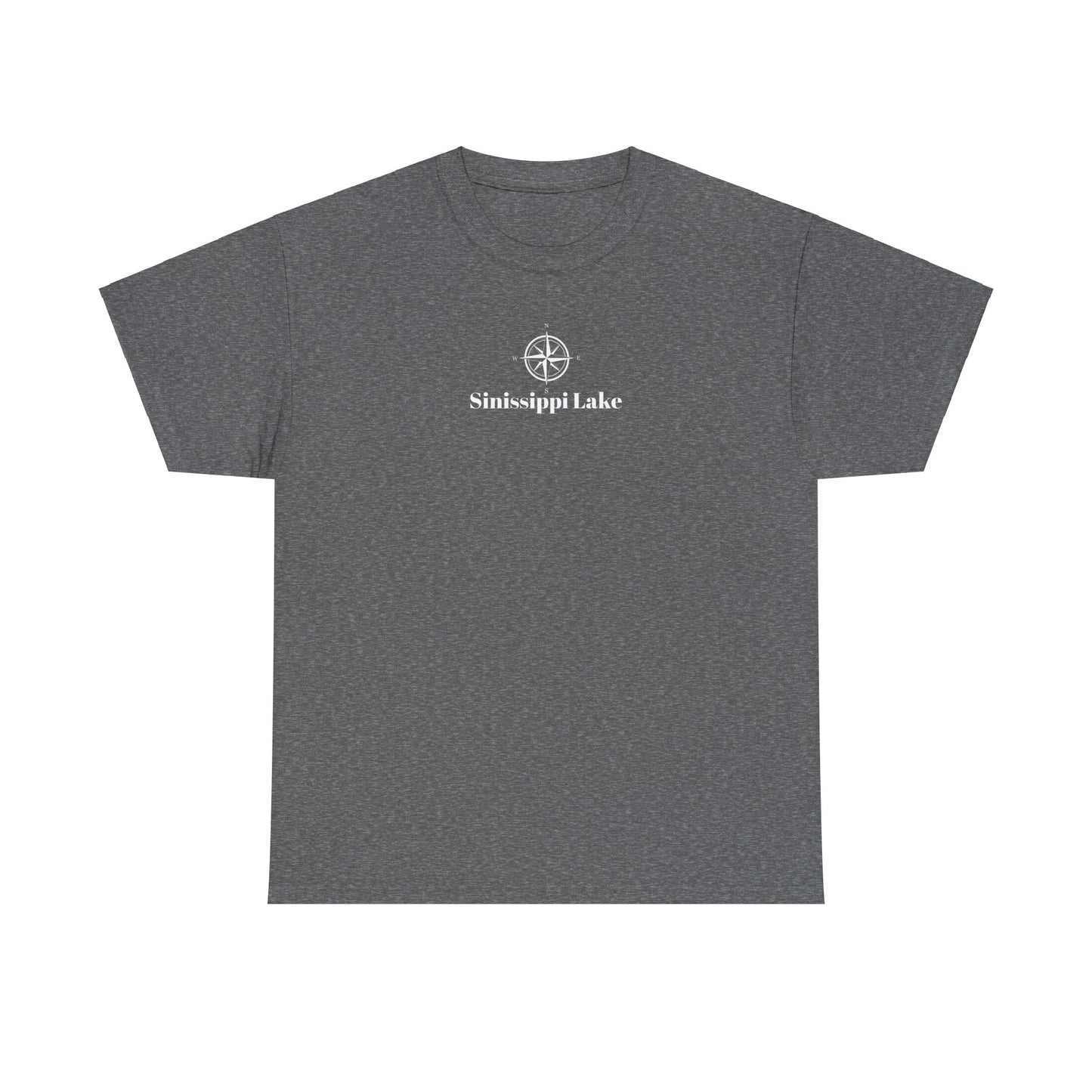 Sinissippi Lake Compass Rose Unisex Heavy Cotton Tee