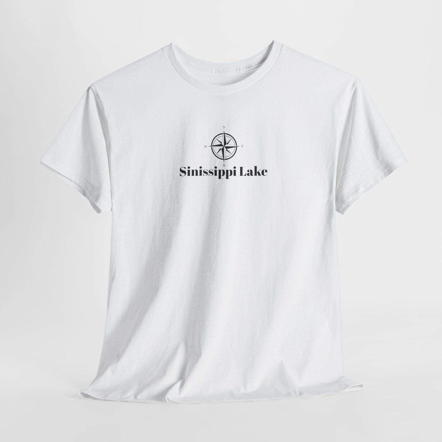 Sinissippi Lake Compass Rose Unisex Heavy Cotton Tee