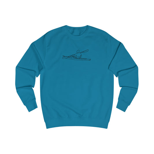 Kayak Male - Lac LaBelle Men's Sweatshirt