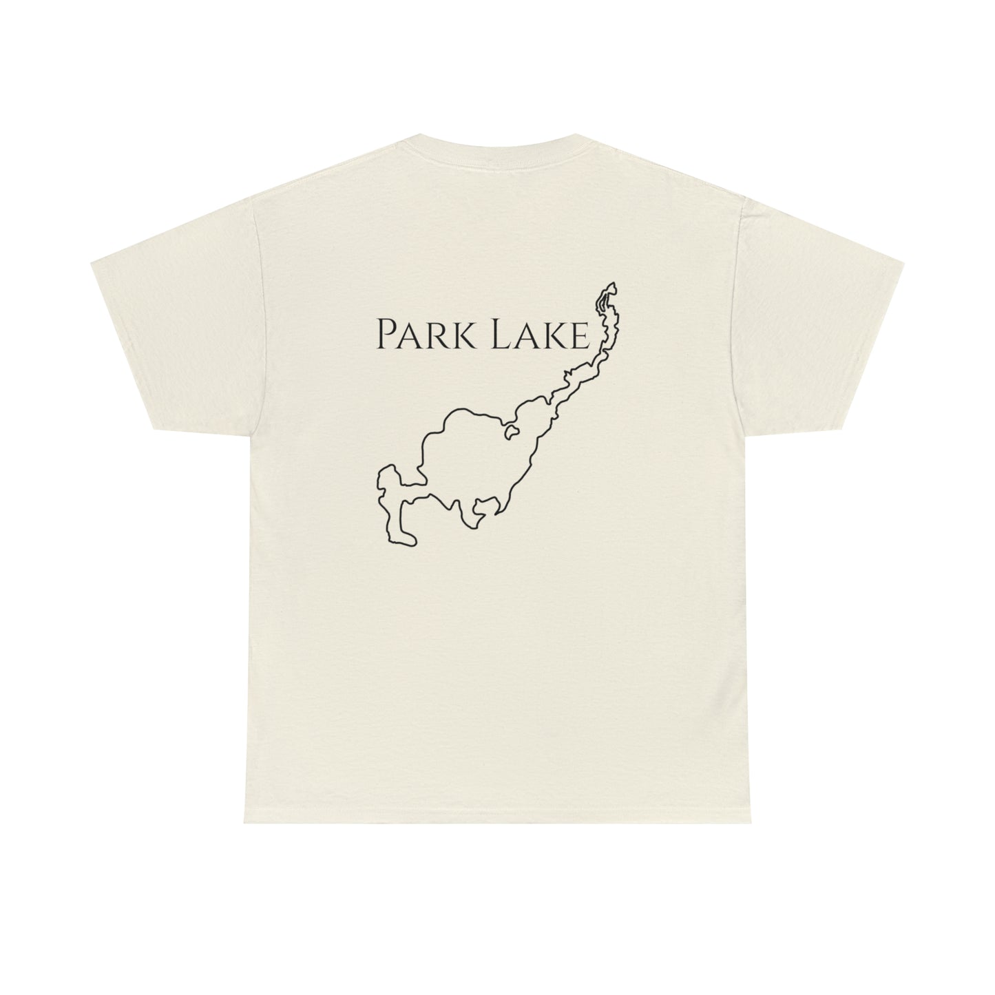 Paddle Board Girl - Park Lake Unisex Heavy Tee Shirt
