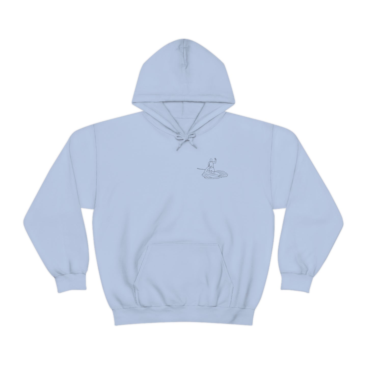 Manitowish Waters Standup Jetski - Unisex Heavy Blend Hooded Sweatshirt