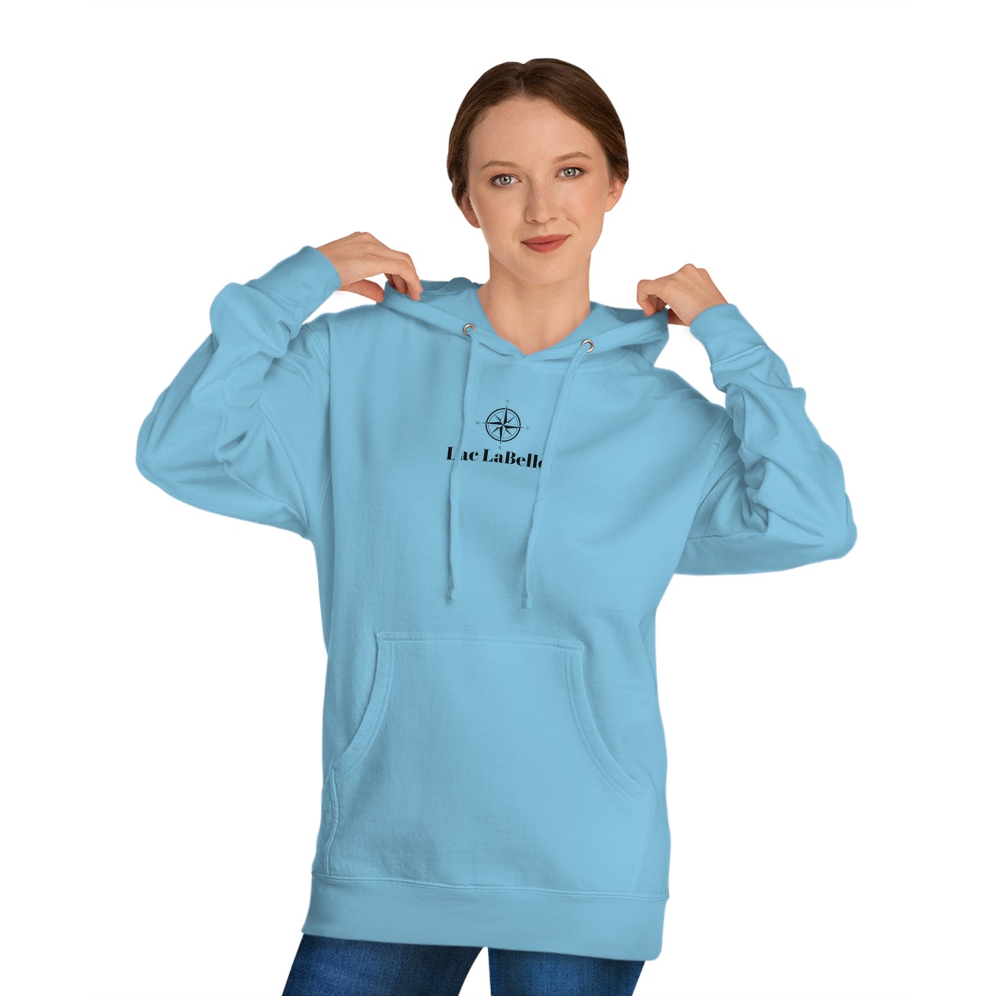 Lac LaBelle Compass Rose Unisex Hooded Sweatshirt ITC