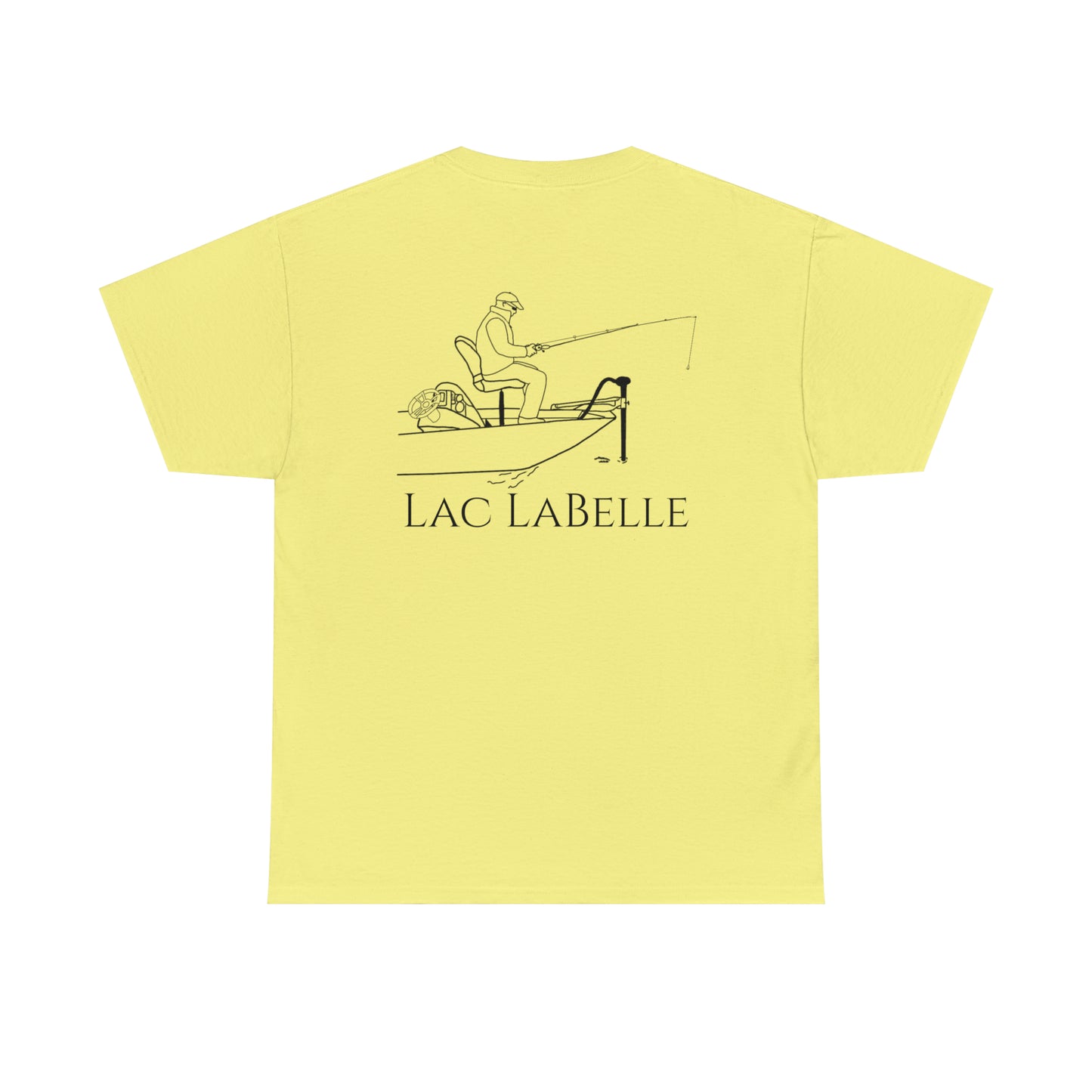 Trolling Motor Fishing - Lac LaBelle Unisex Heavy Tee Shirt