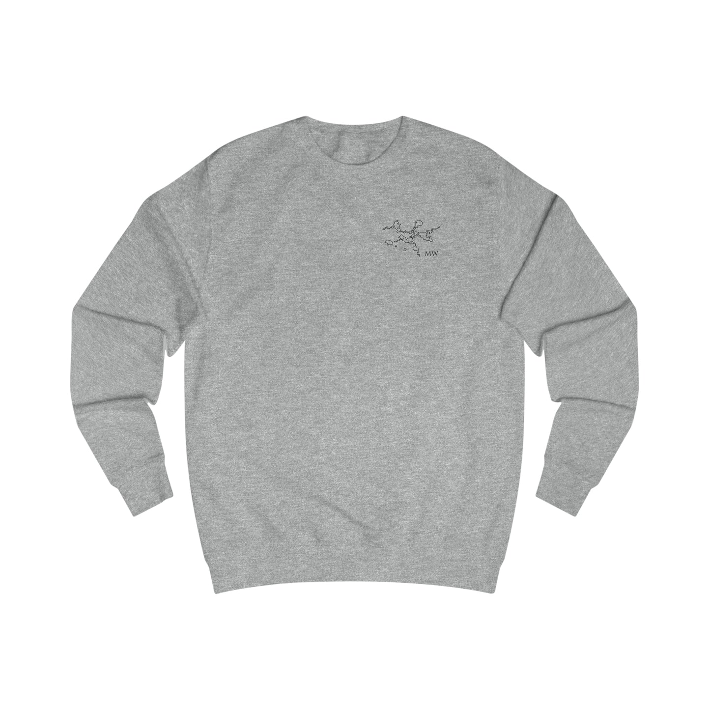 Manitowish Waters Plain Men's Crewneck