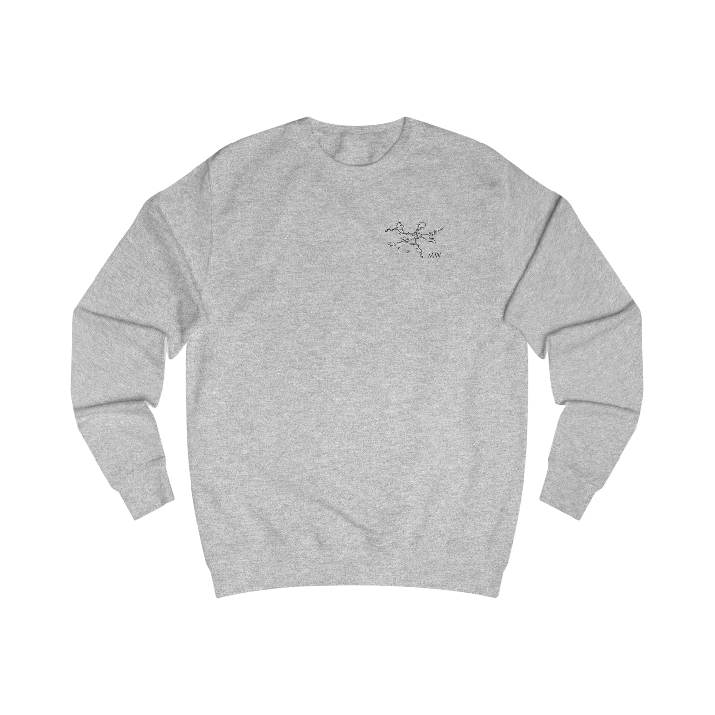 Manitowish Waters Plain Men's Crewneck