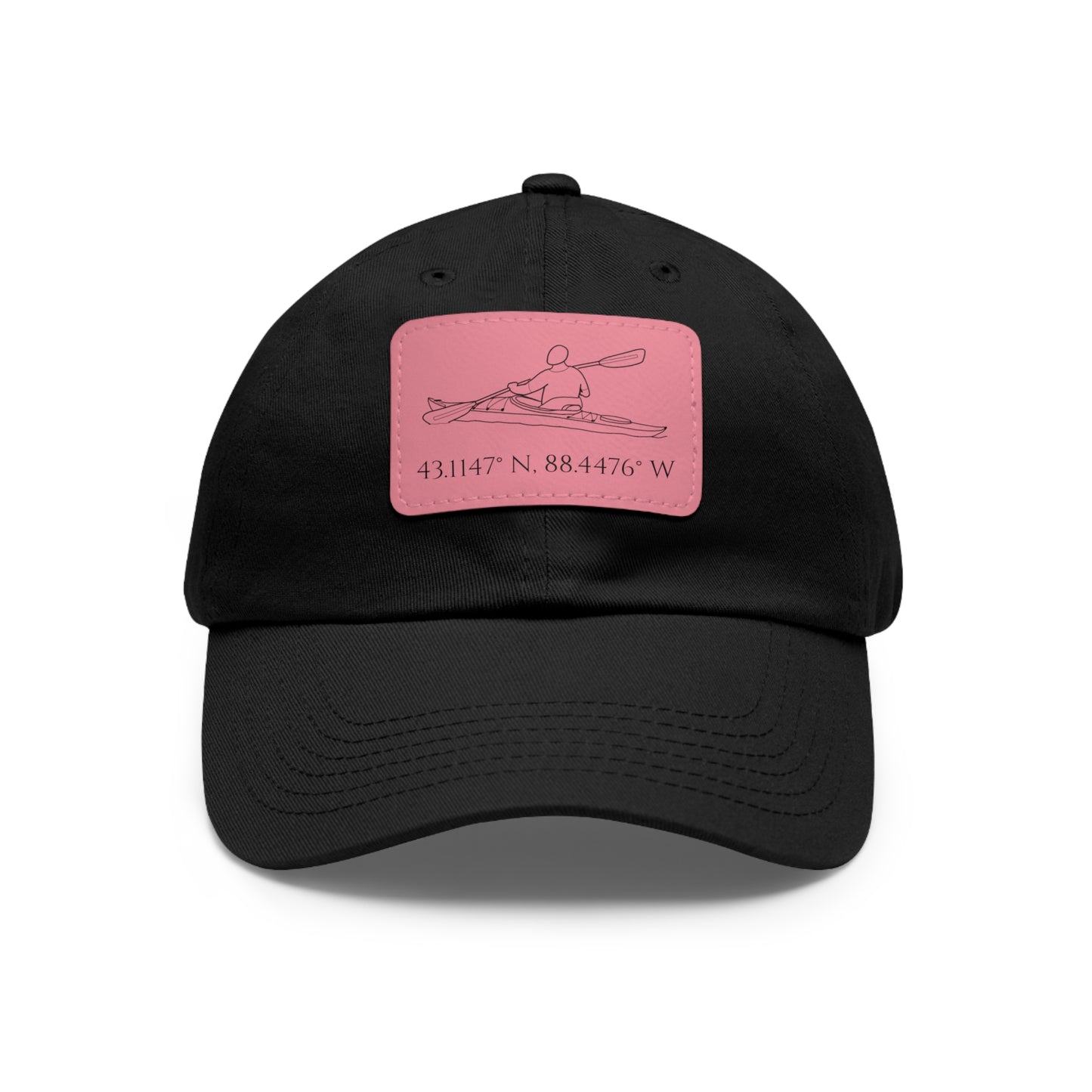 Hat with Leather Patch (Kayak Male Design)