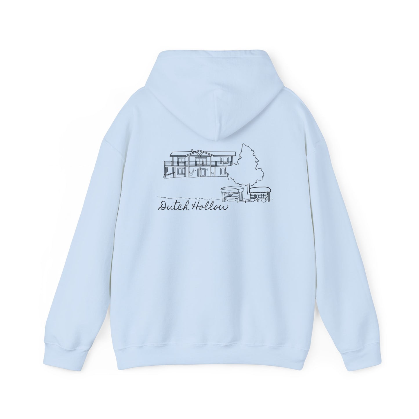 Beer Die Dutch Hollow Cabin - Unisex Heavy Blend Hooded Sweatshirt