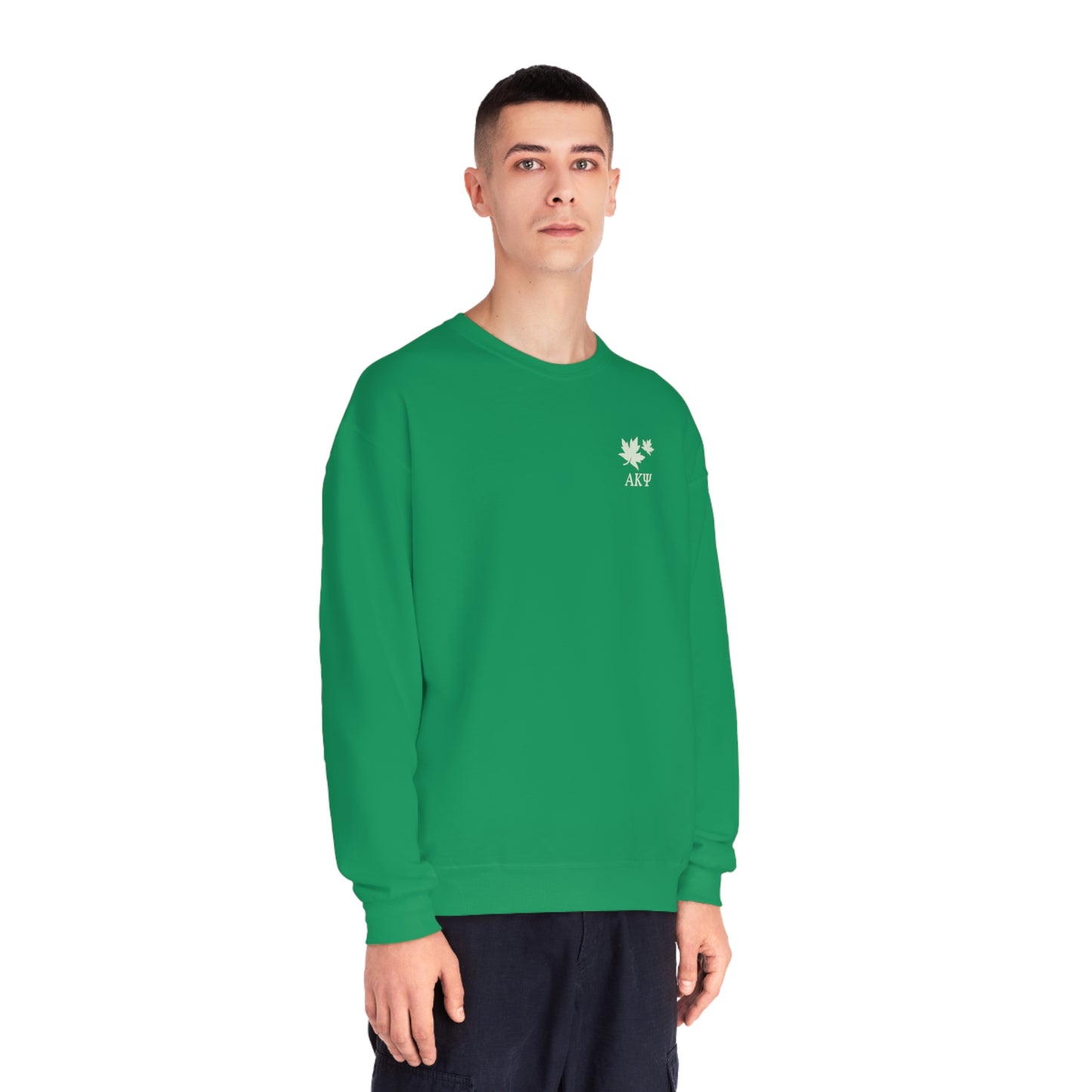 Fall 22 AkPsi With Leaf - Unisex NuBlend® Crewneck Sweatshirt