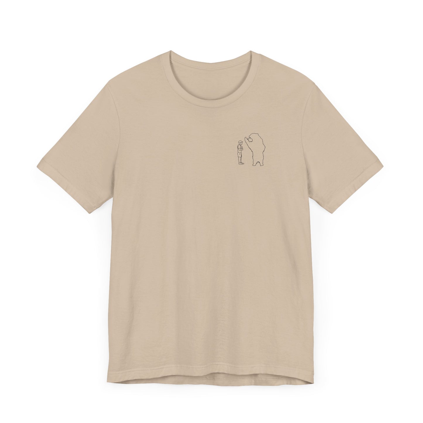 Papa Bear Yellowstone National Park Unisex Lightweight Short Sleeve Tee