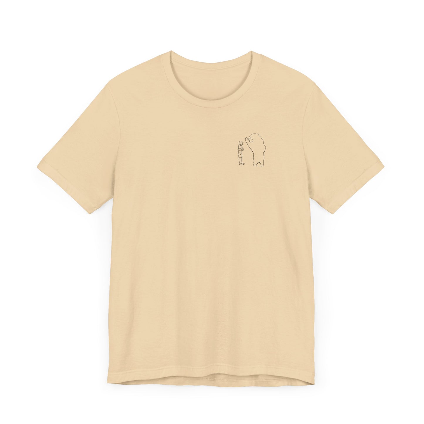 Papa Bear Yellowstone National Park Unisex Lightweight Short Sleeve Tee