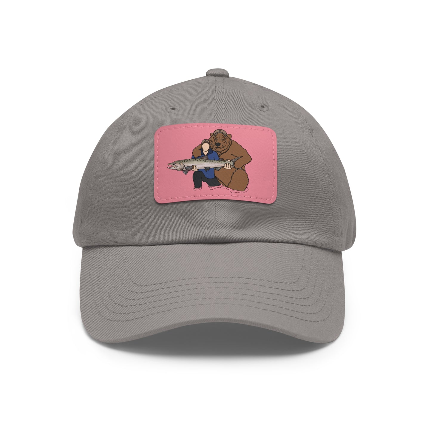 Papa Bear Plain - Hat with Leather Patch