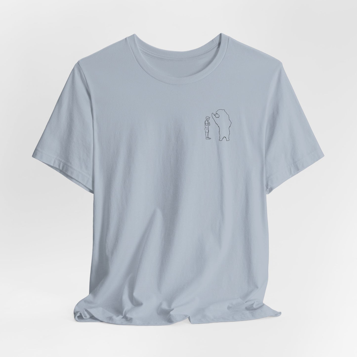 Papa Bear Yellowstone National Park Unisex Lightweight Short Sleeve Tee