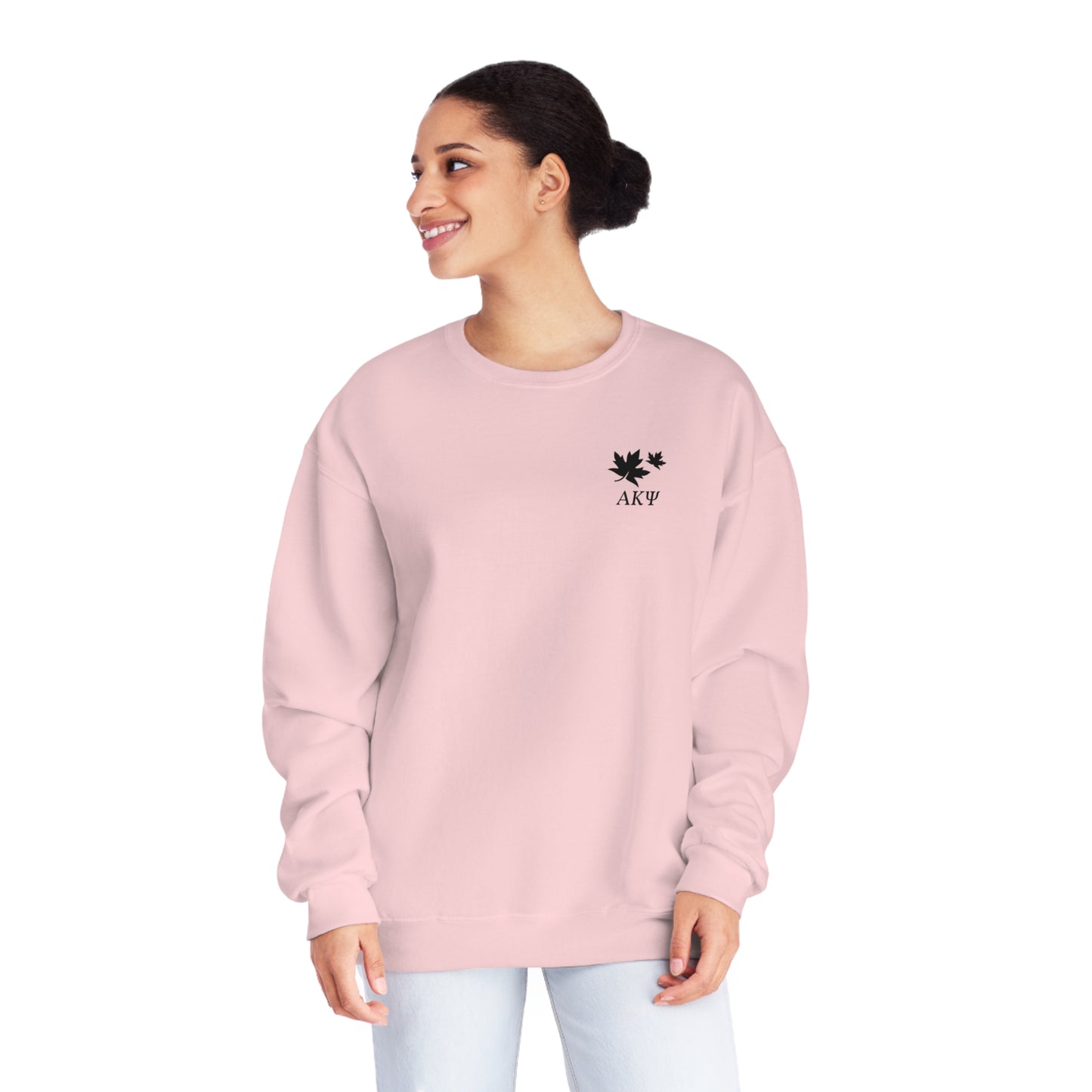 Fall 22 AkPsi With Leaf - Unisex NuBlend® Crewneck Sweatshirt