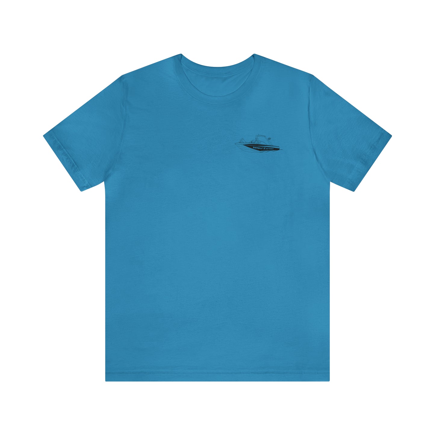 Okauchee Lake, Malibu Wakesetter - Unisex Lightweight Short Sleeve Tee
