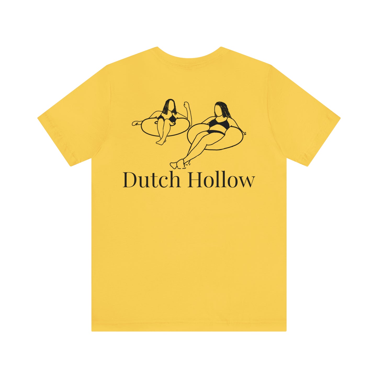 Dutch Hollow Lake, Inner Tube Girls - Unisex Lightweight Short Sleeve Tee