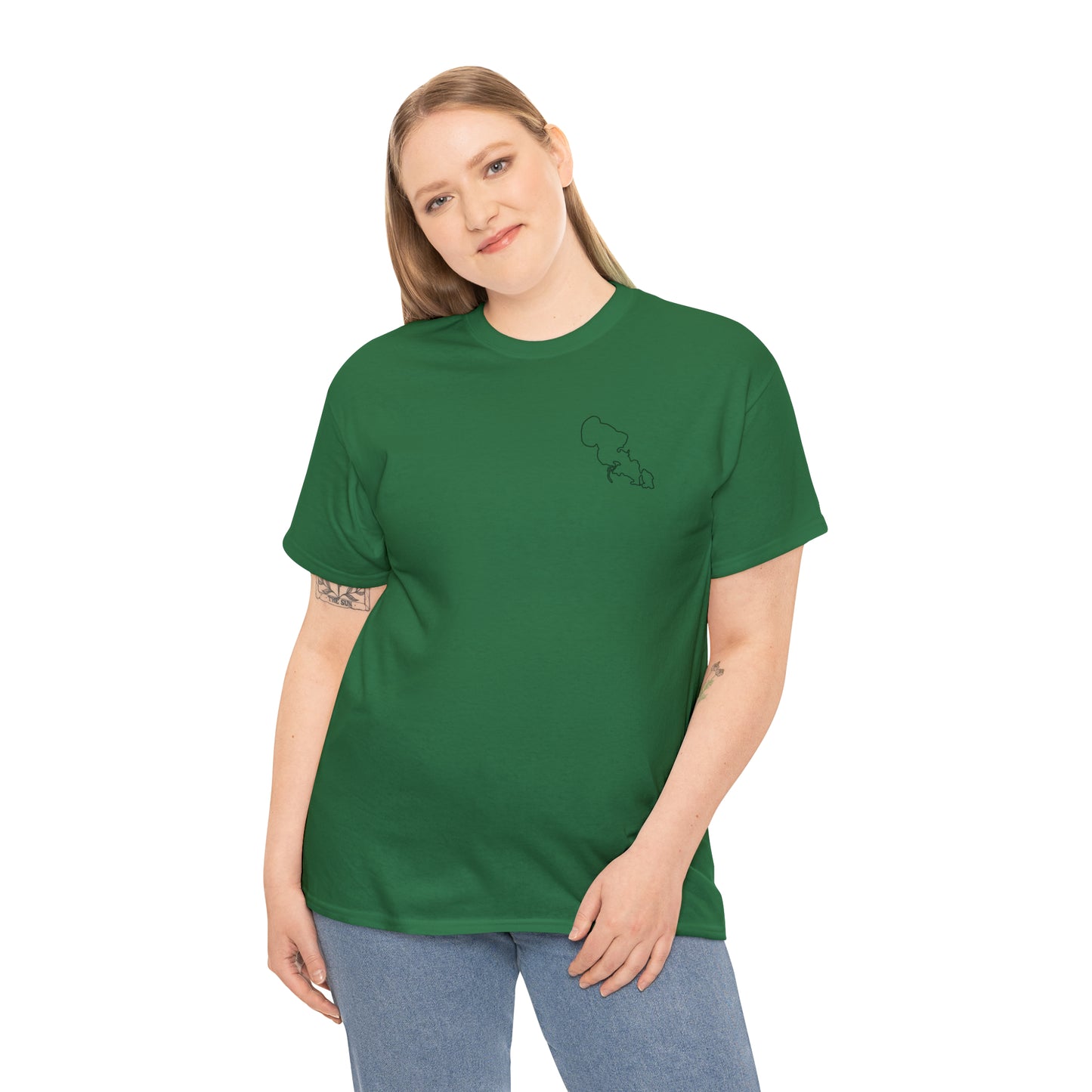 Trolling Motor Fishing - Lac LaBelle Unisex Heavy Tee Shirt