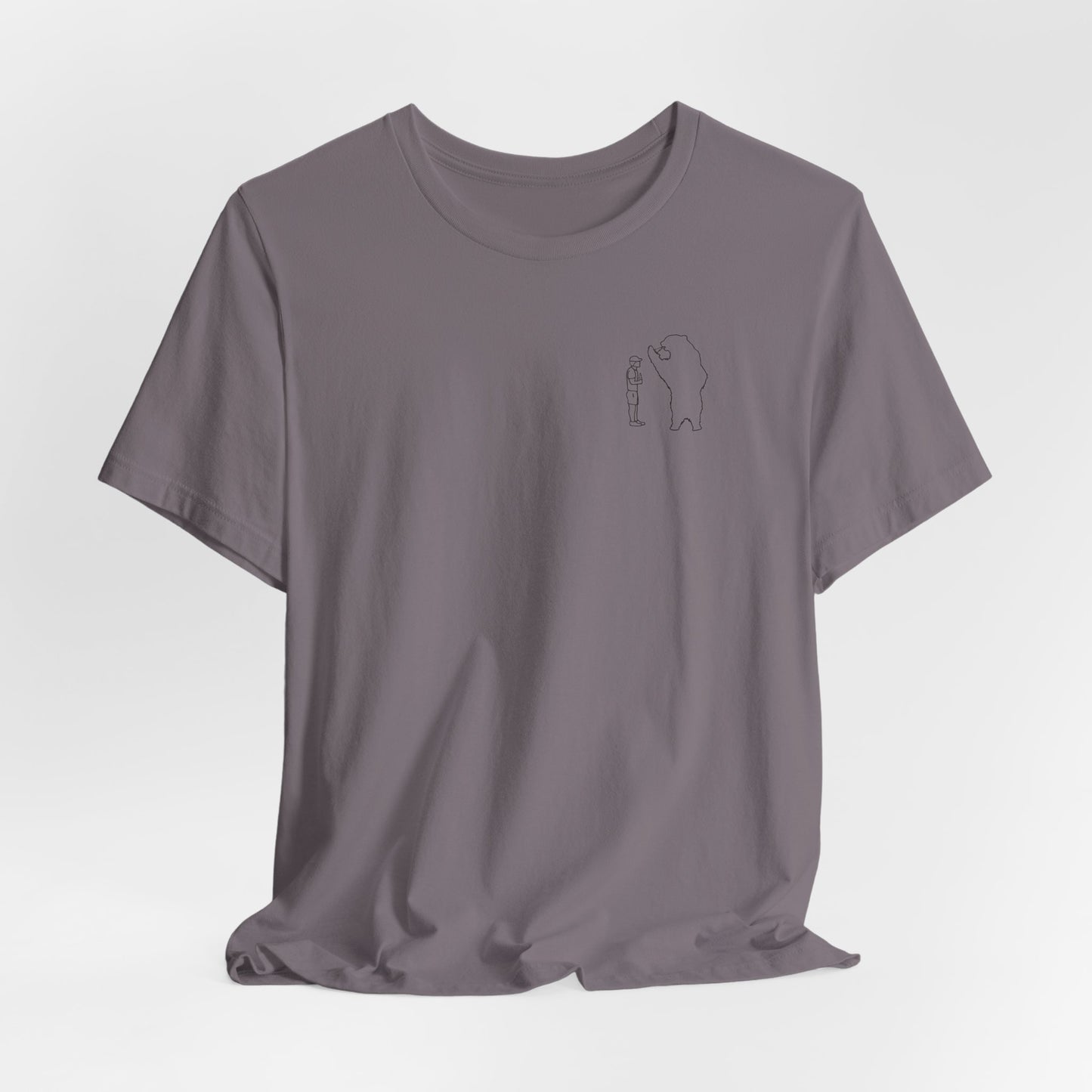 Papa Bear Yellowstone National Park Unisex Lightweight Short Sleeve Tee