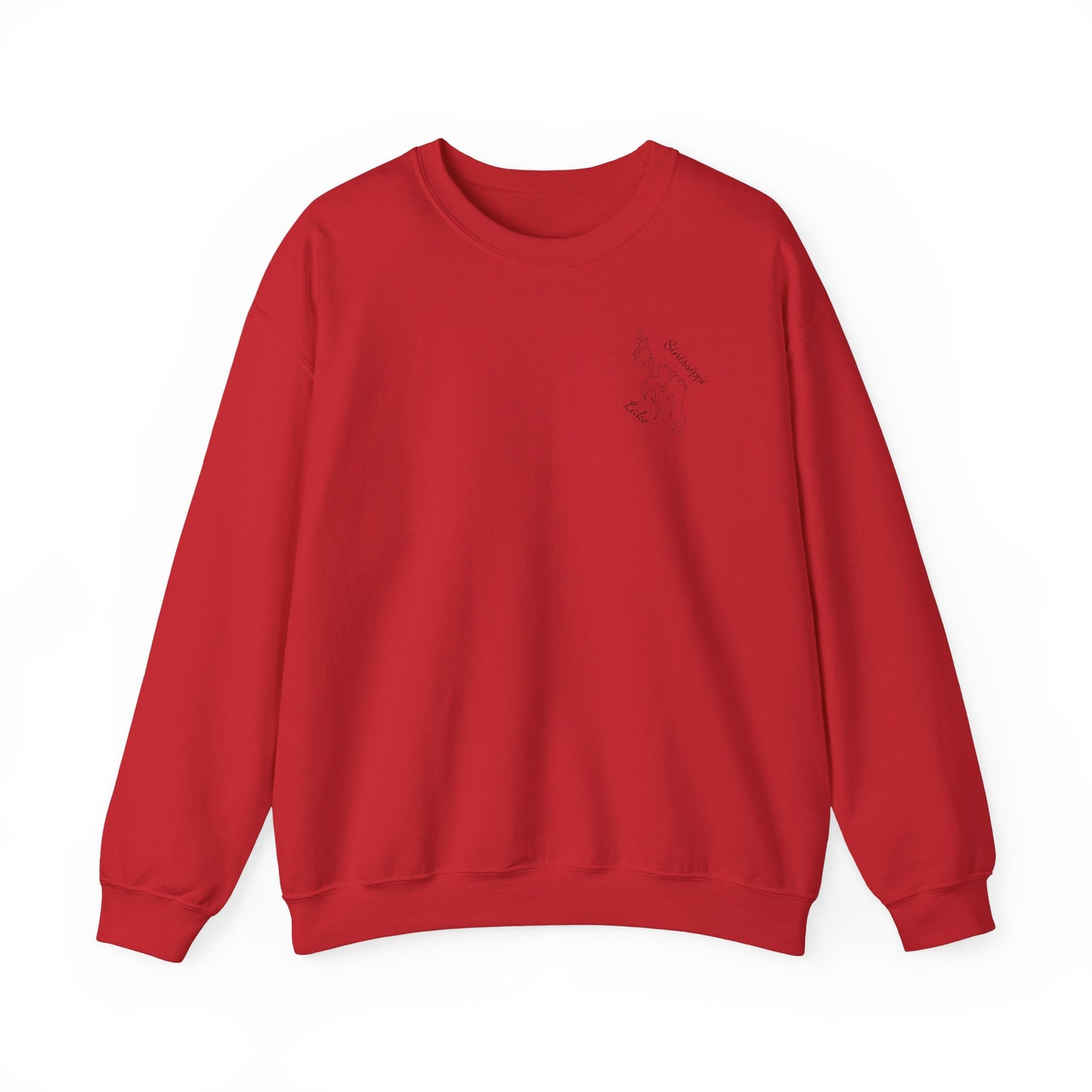 Paddle Board Girl - Sinissippi Lake Unisex Heavy Blend™ Crewneck Sweatshirt