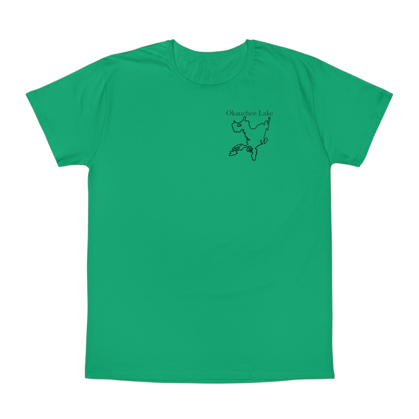 Okauchee Lake, kayak back - Unisex Lightweight short sleeve