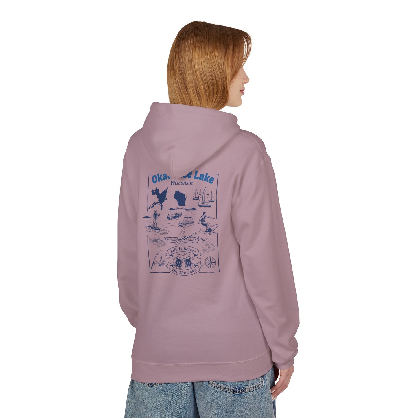 Okauchee Lake Midweight Travel Hoodie - FD Style #1 (CLC)