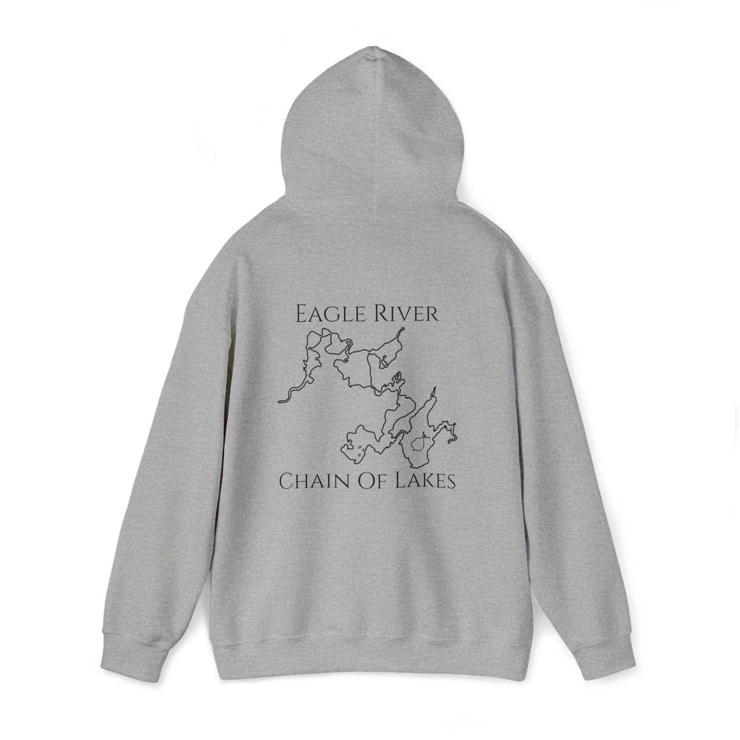 Eagle River Inner Tube Girl - Unisex Heavy Blend Hooded Sweatshirt