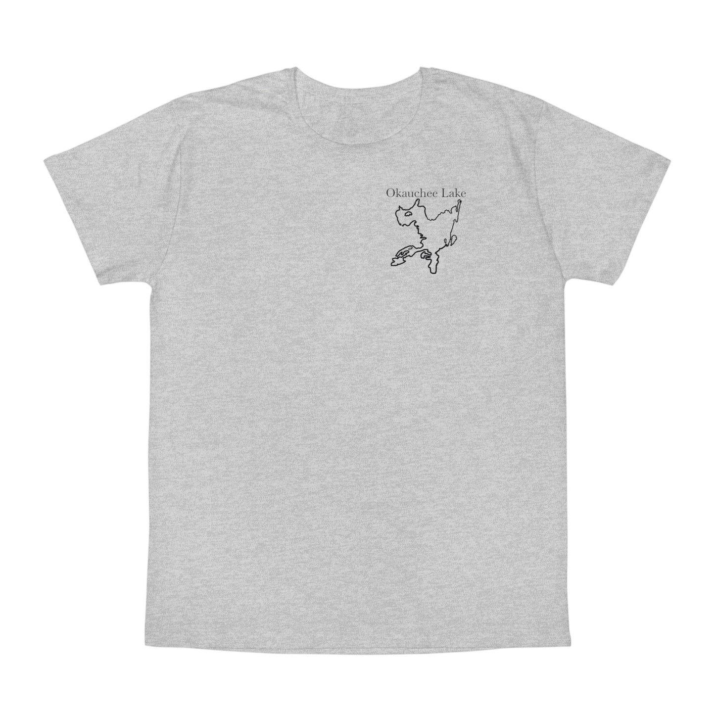 Okauchee Lake, kayak back - Unisex Lightweight short sleeve